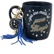 Wholesale - 18oz NAVY YOU ARE MADE OF PURE MAGIC MUG W/KEYCHAIN C/P 16, UPC: 840104995891